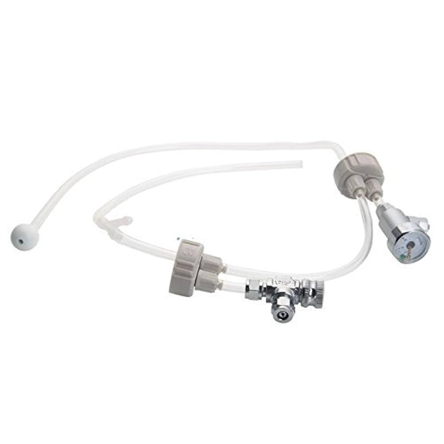 CO2ディフューザーセット 水槽用 CO2拡散器 ステンレス製 ディフューザー 高さ調節可能